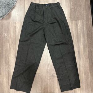 Gap Womens Pants Grey Size 12A Dress Pant High Rise